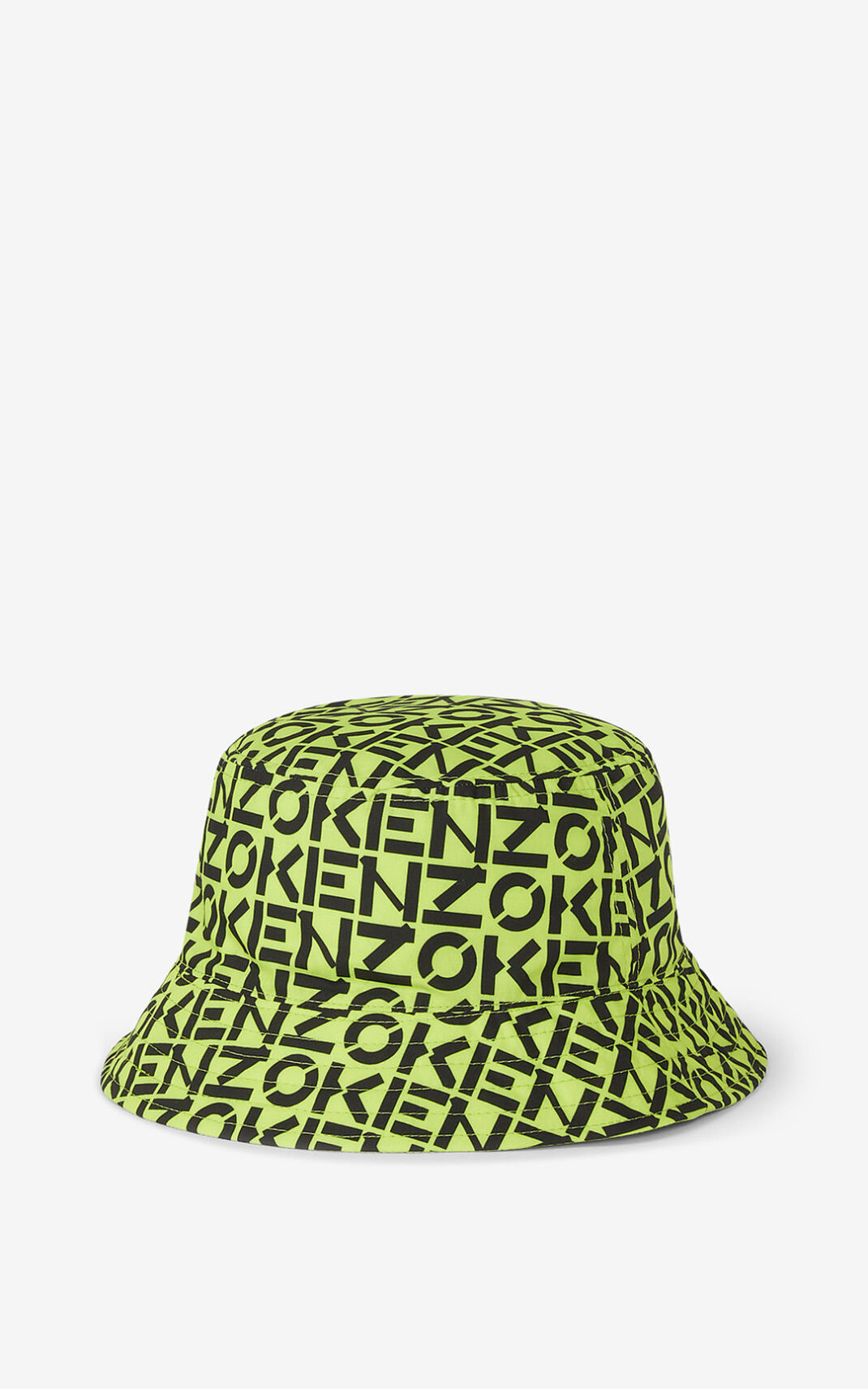 Kenzo Reversible monogram Bucket Hat Light Green For Mens 8675PEMOJ